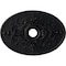 Ekena Millwork Alexa Medallion (Canopies up to 5 5/8"), 30 3/4"W x 21 1/4"H x 3 7/8"ID x 1 5/8"P, Steel Gray CM21X30ALSGS - alternate 1